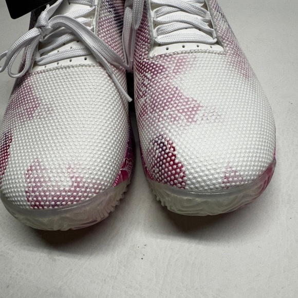 NOBULL Men’s /women’s White and Pink Athletic Shoes Waterproof size 13 W 14.5NWT